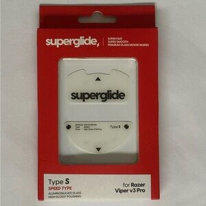 Superglide2 Glass Mouse Skates Type-S for Razer Viper V3 Pro Mouse NEW IN BOX